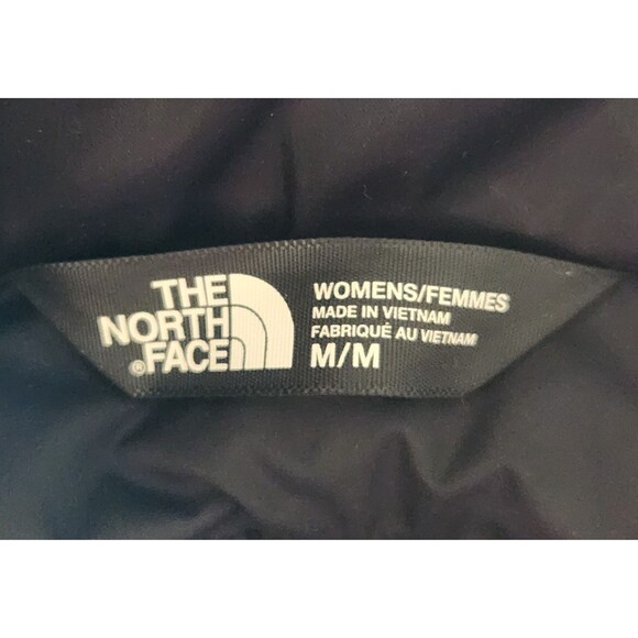 The North Face Women's Vest Black Quilted Puffer Goose Down Gorpcore Logo EUC - Picture 4 of 5